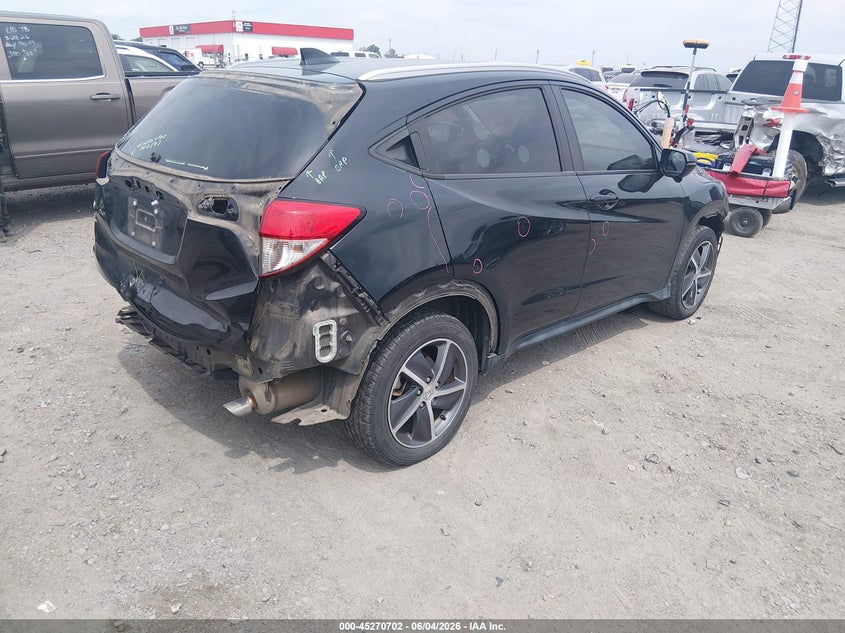 2021 Honda Hr-v VIN 3CZRU5H58MM710799 IAAI salvage auction — REAR END, Salvage Title, sold $3,250 on 2026-07-18 (photo 4)