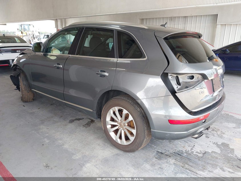 2015 Audi Q5 VIN WA1LFAFP9FA011226 IAAI salvage auction — FRONT END, Salvage Title, sold $225 on 2026-07-22 (photo 3)
