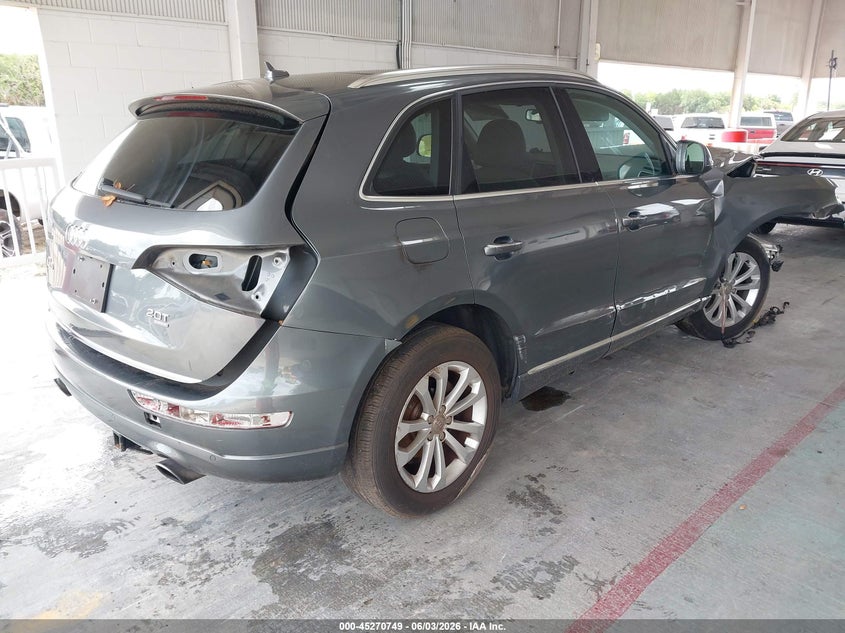 2015 Audi Q5 VIN WA1LFAFP9FA011226 IAAI salvage auction — FRONT END, Salvage Title, sold $225 on 2026-07-22 (photo 4)