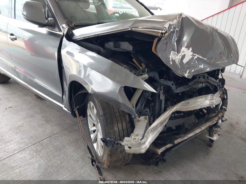 2015 Audi Q5 VIN WA1LFAFP9FA011226 IAAI salvage auction — FRONT END, Salvage Title, sold $225 on 2026-07-22 (photo 6)