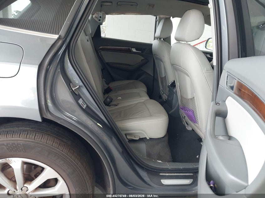 2015 Audi Q5 VIN WA1LFAFP9FA011226 IAAI salvage auction — FRONT END, Salvage Title, sold $225 on 2026-07-22 (photo 8)