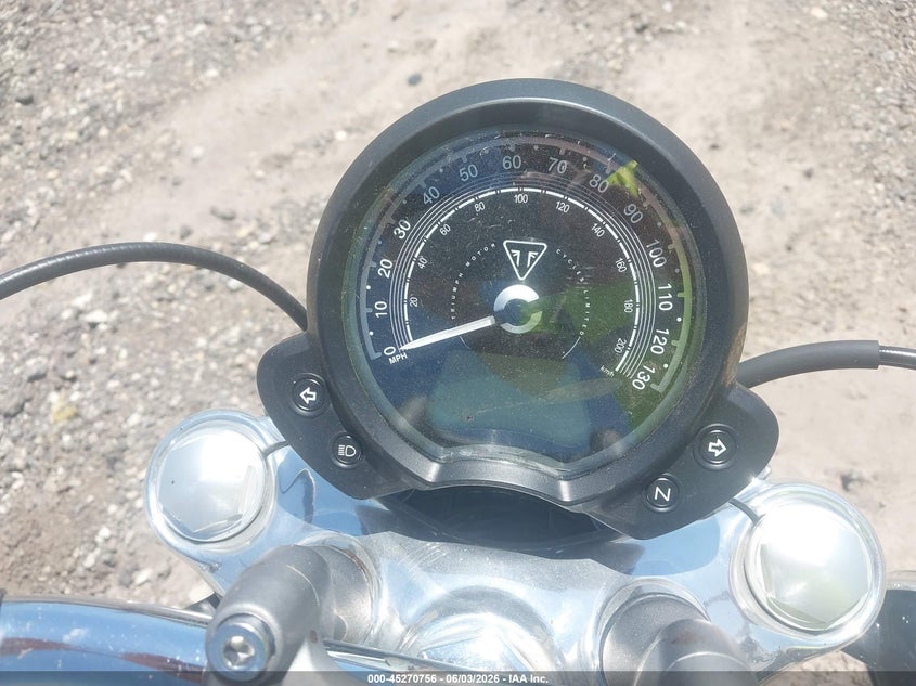 2019 Triumph motorcycle Bonneville VIN SMTD46HL6KT941625 IAAI salvage auction — BIOHAZARD/CHEMICAL, Salvage (Illinois), sold $1,000 on 2026-07-29 (photo 7)