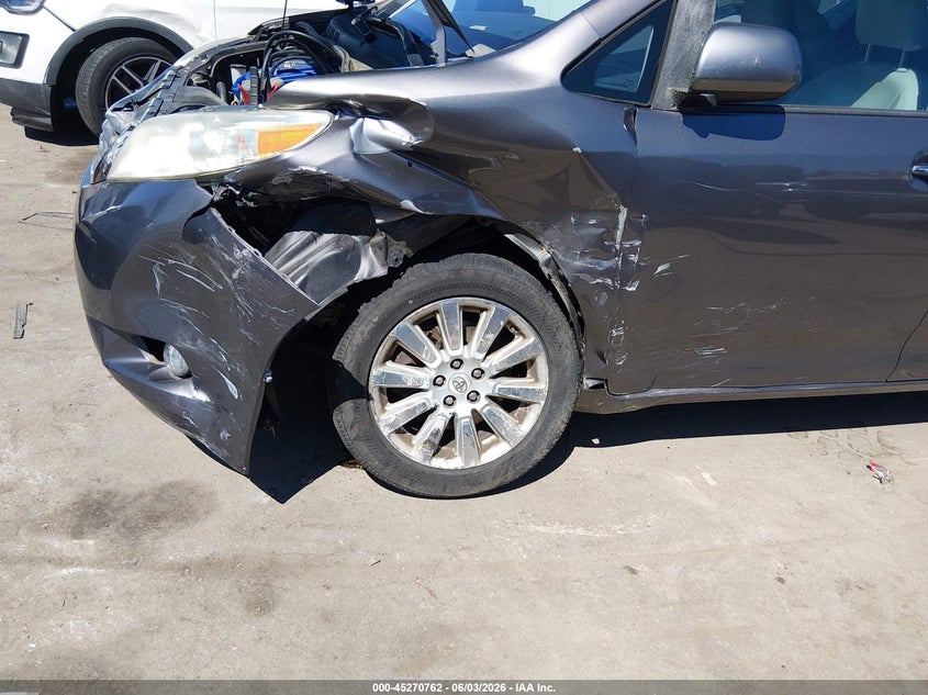 2012 Toyota Sienna VIN 5TDDK3DC8CS036571 IAAI salvage auction — SIDE, Salvage Title, sold $1,450 on 2026-08-02 (photo 6)