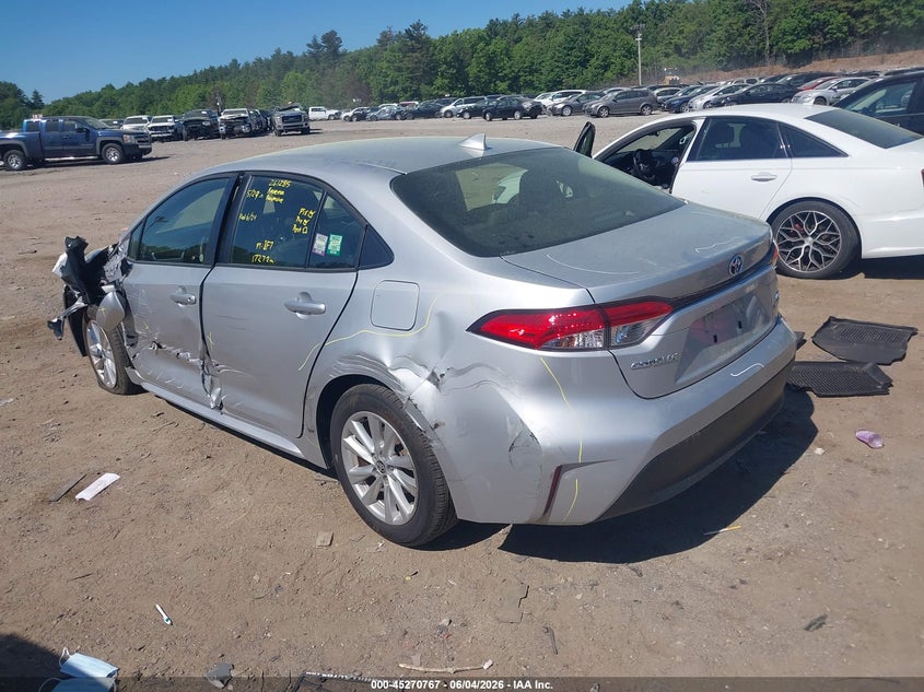 2024 Toyota Corolla VIN JTDBCMFE8RJ033877 IAAI salvage auction — LEFT FRONT, Salvage Title, sold $6,150 on 2026-07-17 (photo 3)
