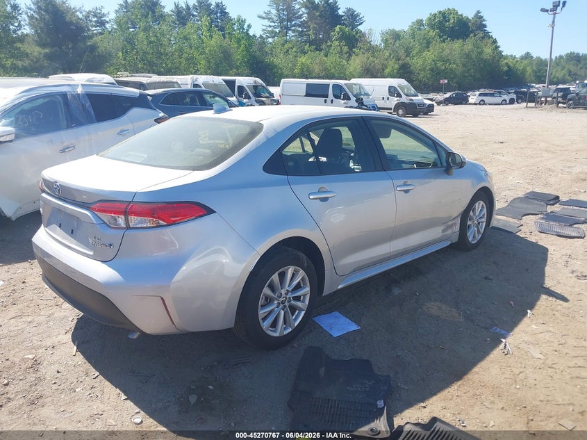2024 Toyota Corolla VIN JTDBCMFE8RJ033877 IAAI salvage auction — LEFT FRONT, Salvage Title, sold $6,150 on 2026-07-17 (photo 4)