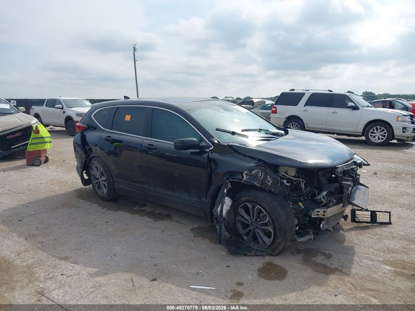 2022 Honda Cr-v VIN 5J6RW1H57NA012833 IAAI salvage auction — BIO HAZARD, Salvage Title, sold $2,850 on 2026-07-28 (photo 1)