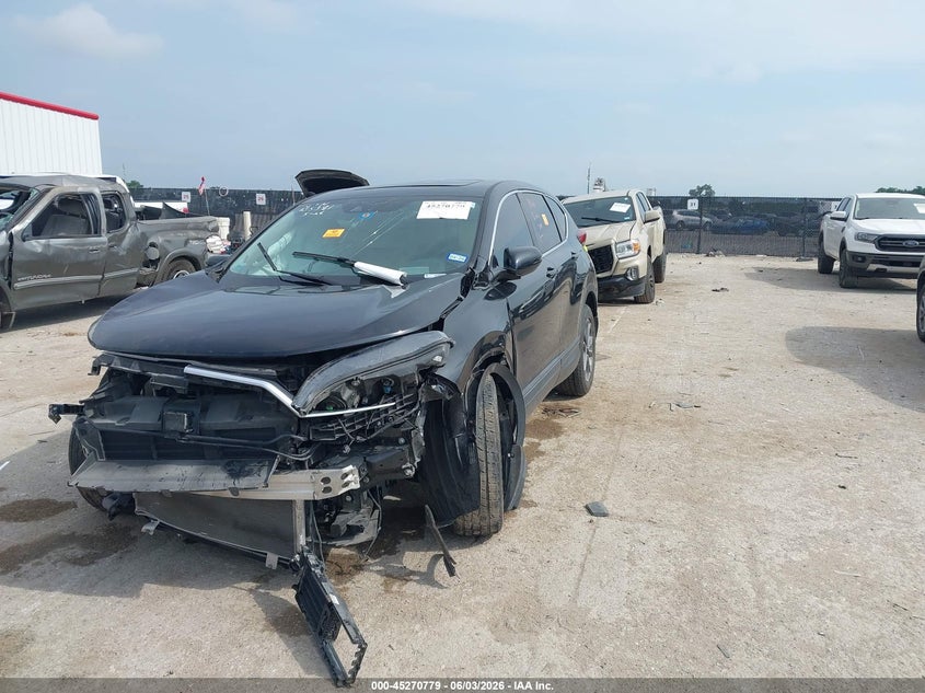 2022 Honda Cr-v VIN 5J6RW1H57NA012833 IAAI salvage auction — BIO HAZARD, Salvage Title, sold $2,850 on 2026-07-28 (photo 2)