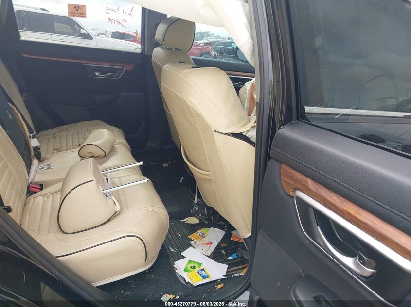 2022 Honda Cr-v VIN 5J6RW1H57NA012833 IAAI salvage auction — BIO HAZARD, Salvage Title, sold $2,850 on 2026-07-28 (photo 8)