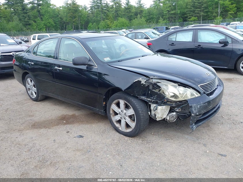 2005 Lexus ES VIN JTHBA30G455118341 IAAI salvage auction — RIGHT FRONT, Salvage (Massachusetts), sold $400 on 2026-07-10 (photo 1)