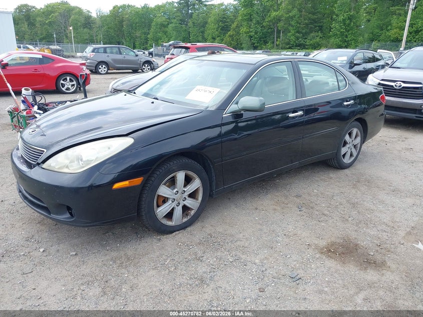 2005 Lexus ES VIN JTHBA30G455118341 IAAI salvage auction — RIGHT FRONT, Salvage (Massachusetts), sold $400 on 2026-07-10 (photo 2)