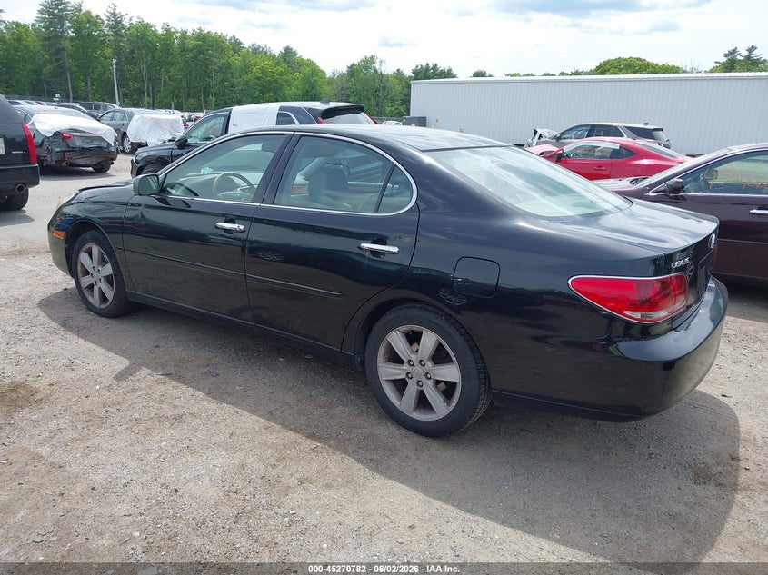 2005 Lexus ES VIN JTHBA30G455118341 IAAI salvage auction — RIGHT FRONT, Salvage (Massachusetts), sold $400 on 2026-07-10 (photo 3)
