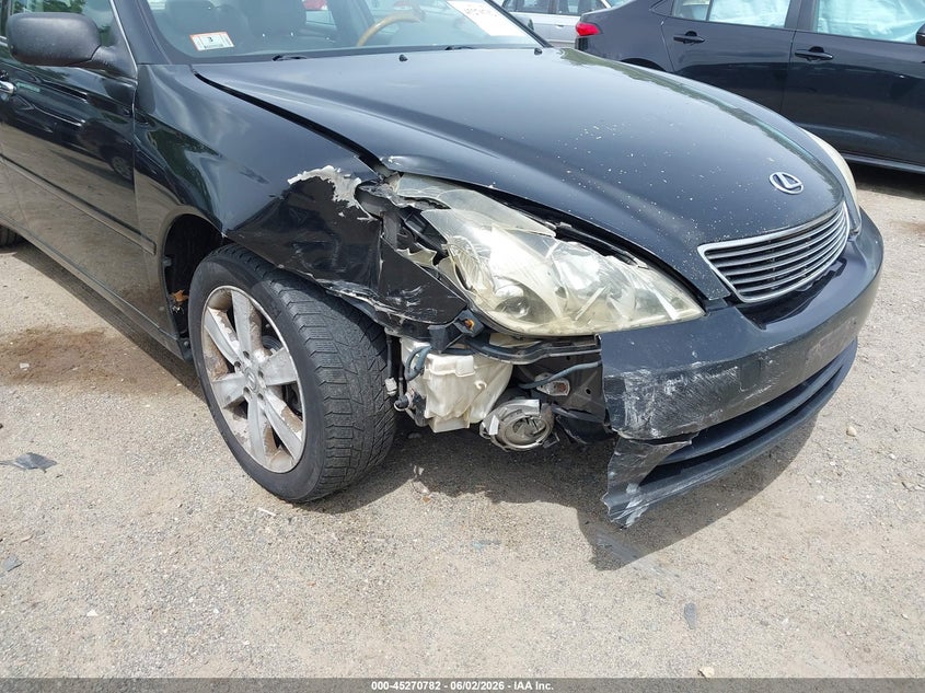 2005 Lexus ES VIN JTHBA30G455118341 IAAI salvage auction — RIGHT FRONT, Salvage (Massachusetts), sold $400 on 2026-07-10 (photo 6)