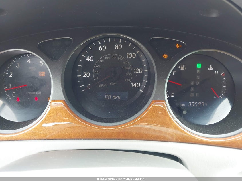 2005 Lexus ES VIN JTHBA30G455118341 IAAI salvage auction — RIGHT FRONT, Salvage (Massachusetts), sold $400 on 2026-07-10 (photo 7)