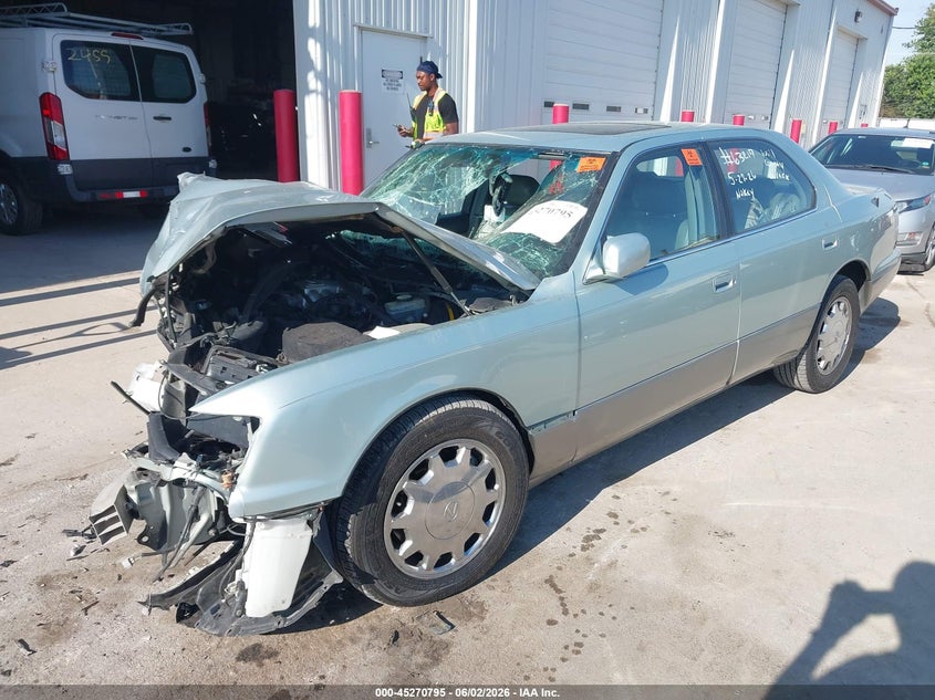 1997 Lexus Ls 400 VIN JT8BH28F2V0071745 IAAI salvage auction — BIO HAZARD, Salvage (Illinois), sold $375 on 2026-07-14 (photo 2)