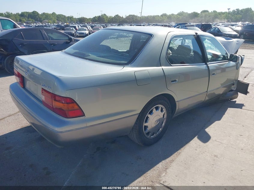 1997 Lexus Ls 400 VIN JT8BH28F2V0071745 IAAI salvage auction — BIO HAZARD, Salvage (Illinois), sold $375 on 2026-07-14 (photo 4)