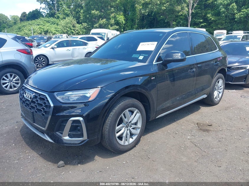 2022 Audi Q5 VIN WA1GAAFY9N2084324 IAAI salvage auction — REAR END, Salvage Title, sold $5,100 on 2026-07-28 (photo 2)