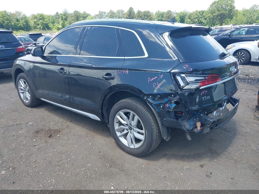 2022 Audi Q5 VIN WA1GAAFY9N2084324 IAAI salvage auction — REAR END, Salvage Title, sold $5,100 on 2026-07-28 (photo 3)