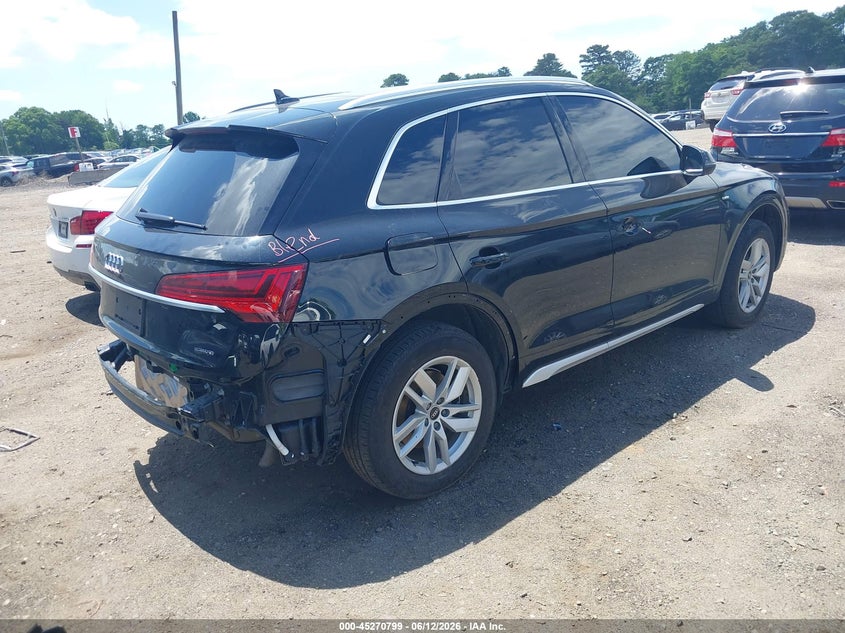 2022 Audi Q5 VIN WA1GAAFY9N2084324 IAAI salvage auction — REAR END, Salvage Title, sold $5,100 on 2026-07-28 (photo 4)