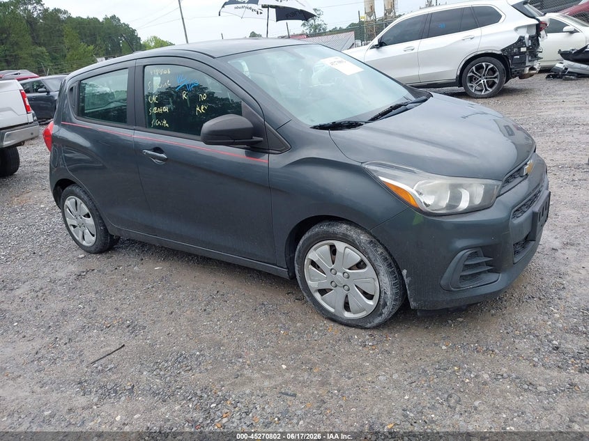 2018 Chevrolet Spark VIN KL8CB6SA0JC478508 IAAI salvage auction — NORMAL WEAR, Clear (Mississippi), sold $700 on 2026-07-25 (photo 1)