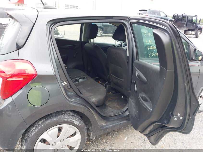 2018 Chevrolet Spark VIN KL8CB6SA0JC478508 IAAI salvage auction — NORMAL WEAR, Clear (Mississippi), sold $700 on 2026-07-25 (photo 8)