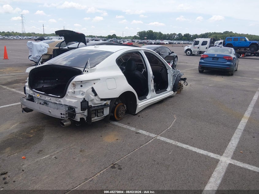 2021 Infiniti Q50 VIN JN1EV7BPXMM707196 IAAI salvage auction — STRIPPED, Salvage Title, sold $300 on 2026-07-21 (photo 4)