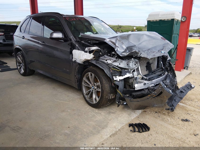 2015 BMW X5 VIN 5UXKR0C59F0P11547 IAAI salvage auction — FRONT END, Salvage Title, sold $4,700 on 2026-07-07 (photo 1)