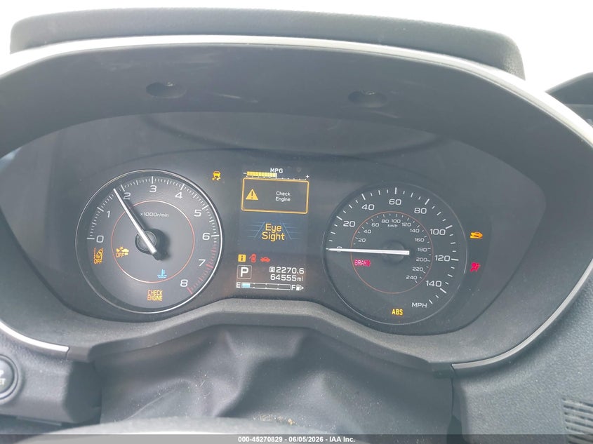 2021 Subaru Xv VIN JF2GTAEC4MH385294 IAAI salvage auction — FRONT END, Salvage Title, sold $5,950 on 2026-07-09 (photo 7)