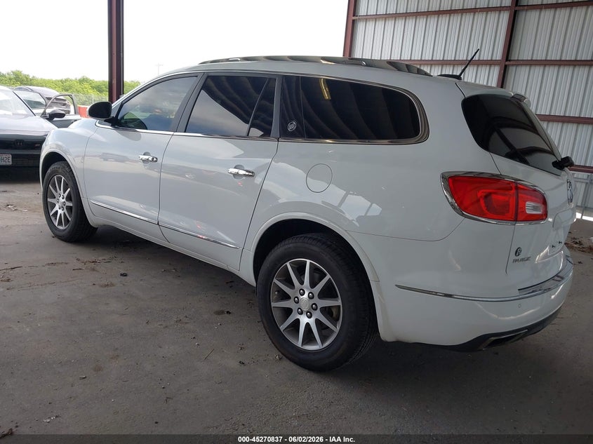 2017 Buick Enclave VIN 5GAKRBKDXHJ336899 IAAI salvage auction — HAIL, Salvage Title, sold $1,950 on 2026-08-23 (photo 3)