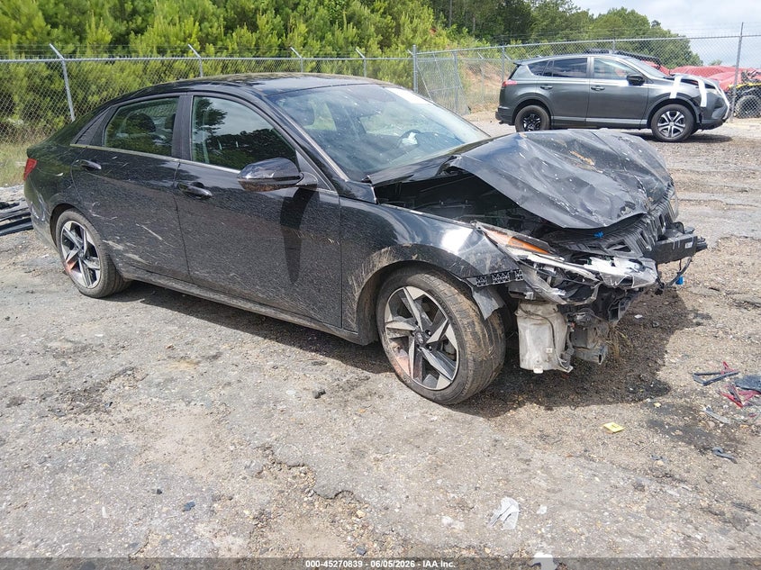 2021 Hyundai Elantra VIN KMHLN4AG0MU146247 IAAI salvage auction — FRONT END, Salvage (Mississippi), sold $1,350 on 2026-08-02 (photo 1)