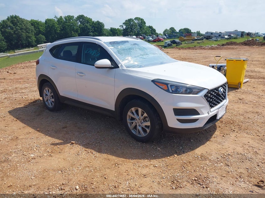 2020 Hyundai Tucson VIN KM8J33A41LU141733 IAAI salvage auction — HAIL, Salvage Title, sold $2,450 on 2026-07-30 (photo 1)