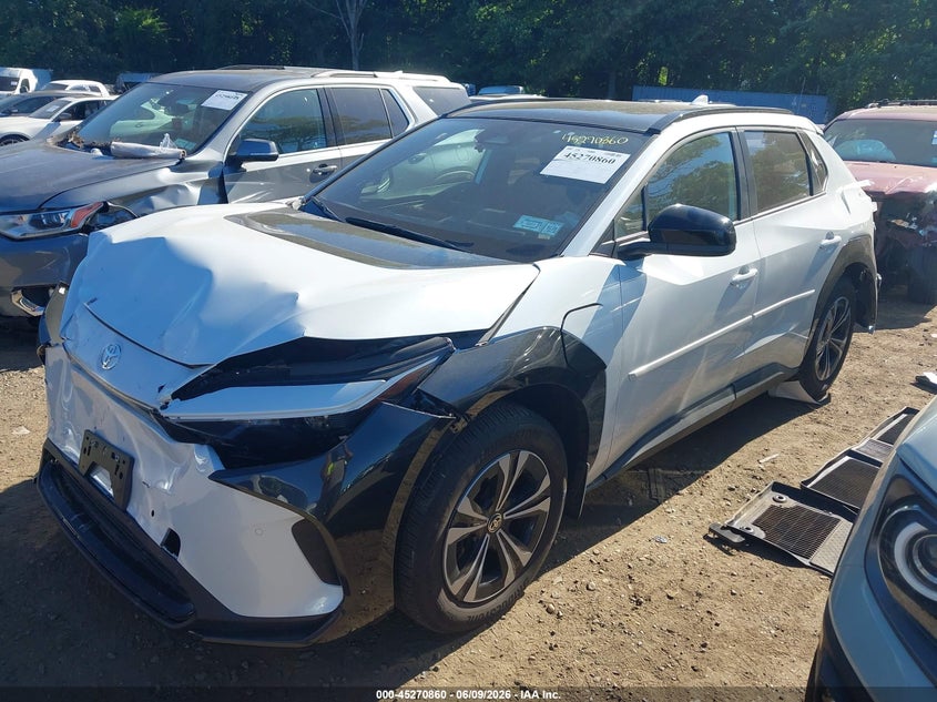 2025 Toyota Bz4x VIN JTMAAAAA8SA066646 IAAI salvage auction — FRONT & REAR, Mv-907A (New York), sold $2,850 on 2026-07-28 (photo 2)