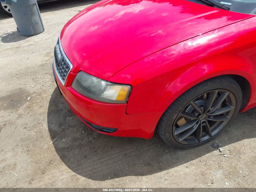 2005 Audi S4 VIN WUARL48H75K902188 IAAI salvage auction — NORMAL WEAR, Clear (Maryland), sold $400 on 2026-07-14 (photo 6)