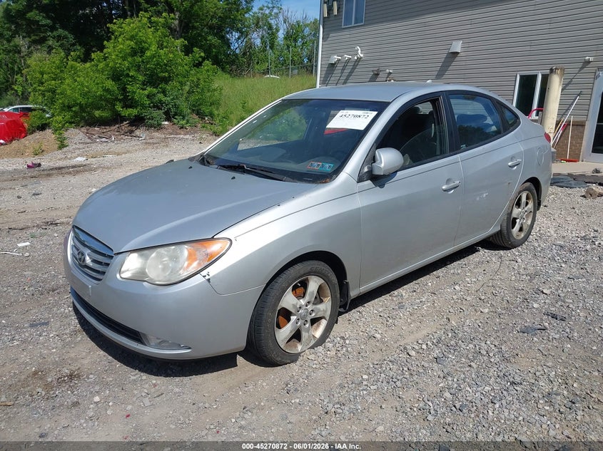 2010 Hyundai Elantra VIN KMHDU4AD2AU868392 IAAI salvage auction — NORMAL WEAR, Clear (Pennsylvania), sold $400 on 2026-07-07 (photo 2)