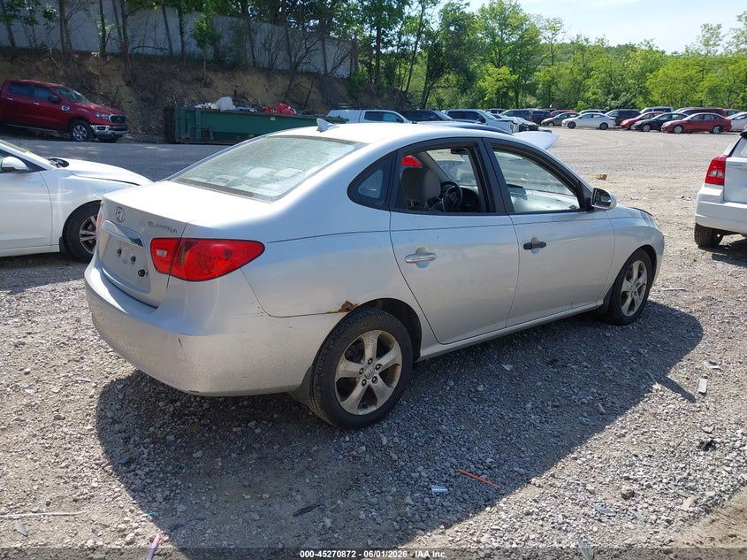 2010 Hyundai Elantra VIN KMHDU4AD2AU868392 IAAI salvage auction — NORMAL WEAR, Clear (Pennsylvania), sold $400 on 2026-07-07 (photo 4)