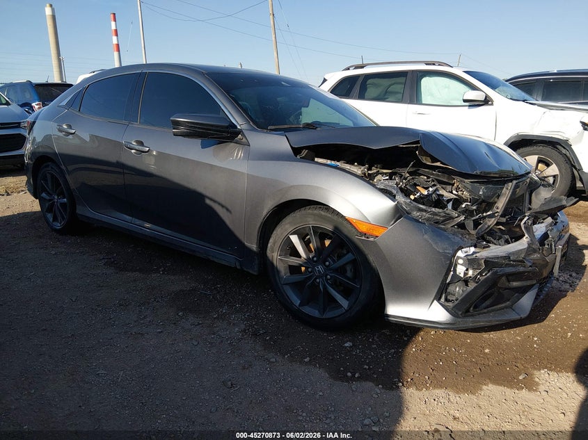 2021 Honda Civic VIN SHHFK7H6XMU233038 IAAI salvage auction — FRONT END, Salvage Title, sold $2,950 on 2026-07-10 (photo 1)