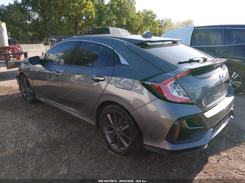 2021 Honda Civic VIN SHHFK7H6XMU233038 IAAI salvage auction — FRONT END, Salvage Title, sold $2,950 on 2026-07-10 (photo 3)