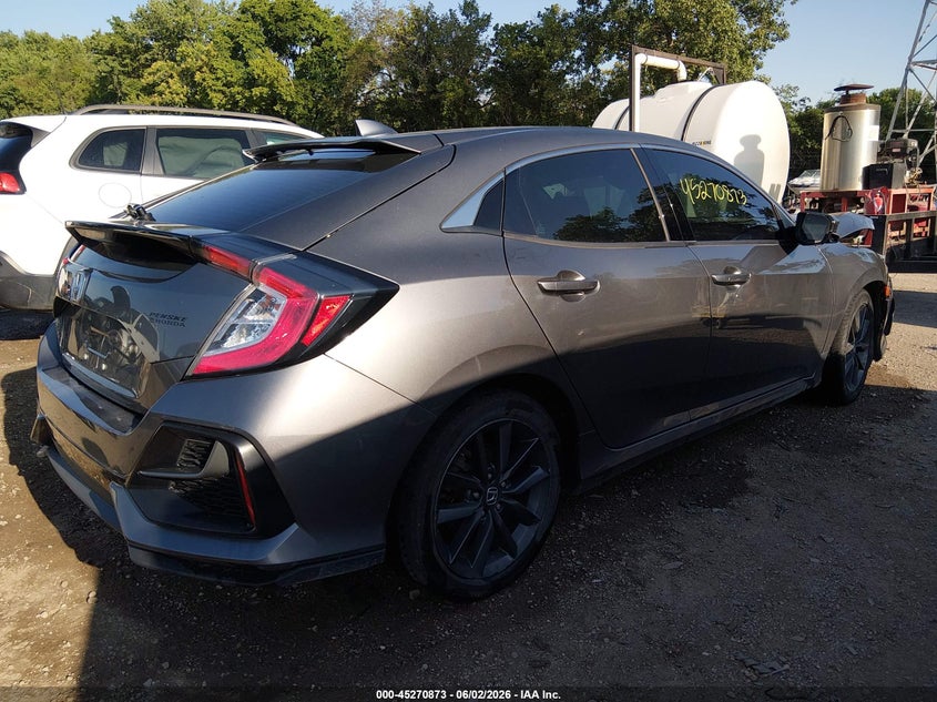 2021 Honda Civic VIN SHHFK7H6XMU233038 IAAI salvage auction — FRONT END, Salvage Title, sold $2,950 on 2026-07-10 (photo 4)