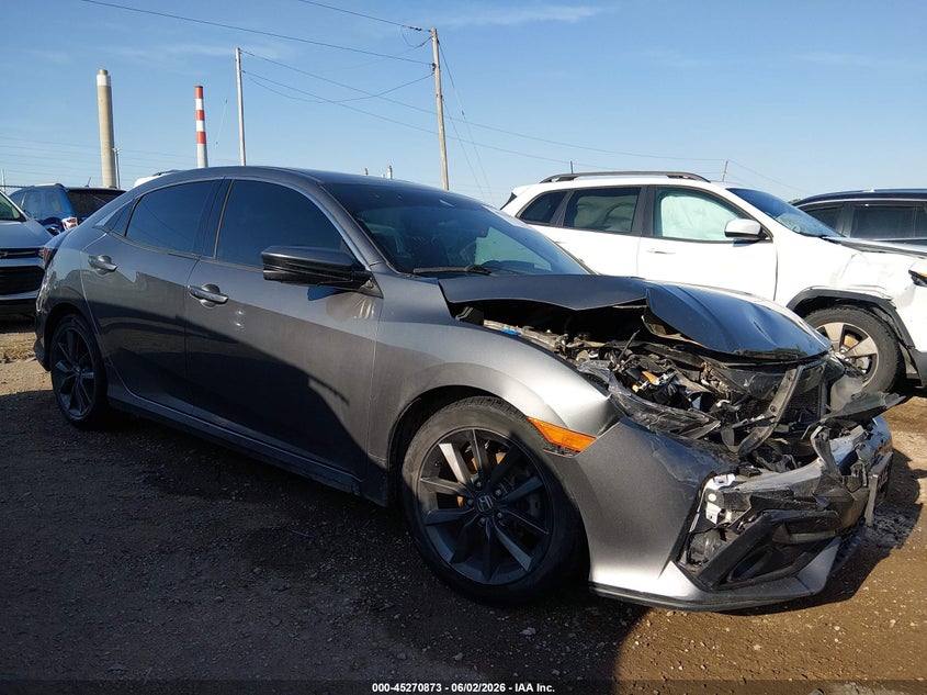 2021 Honda Civic VIN SHHFK7H6XMU233038 IAAI salvage auction — FRONT END, Salvage Title, sold $2,950 on 2026-07-10 (photo 6)