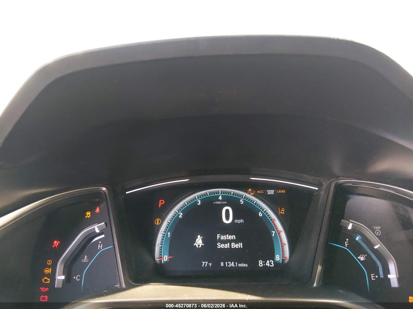 2021 Honda Civic VIN SHHFK7H6XMU233038 IAAI salvage auction — FRONT END, Salvage Title, sold $2,950 on 2026-07-10 (photo 7)
