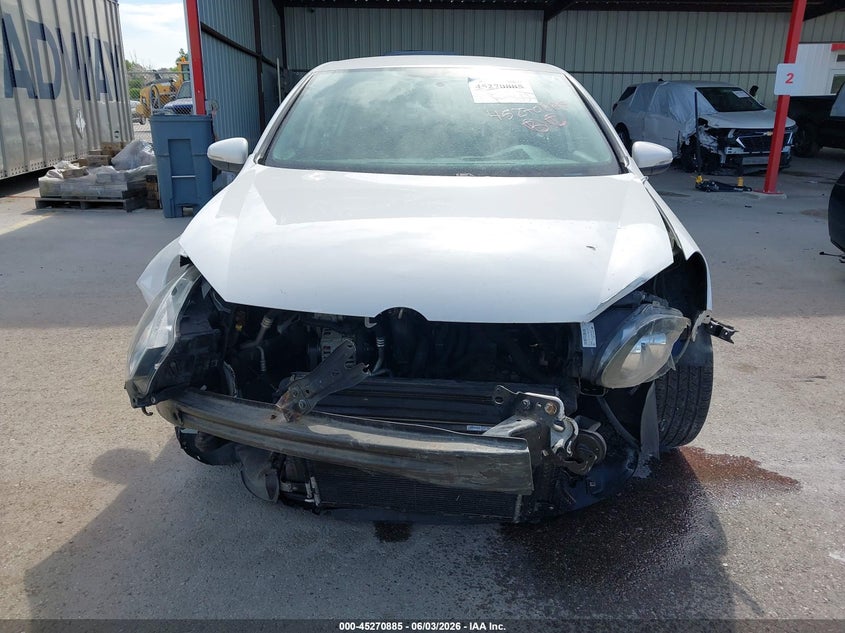 2011 Volkswagen Golf VIN WVWNM7AJ2BW011432 IAAI salvage auction — FRONT END, Original (Texas), sold $750 on 2026-07-24 (photo 6)
