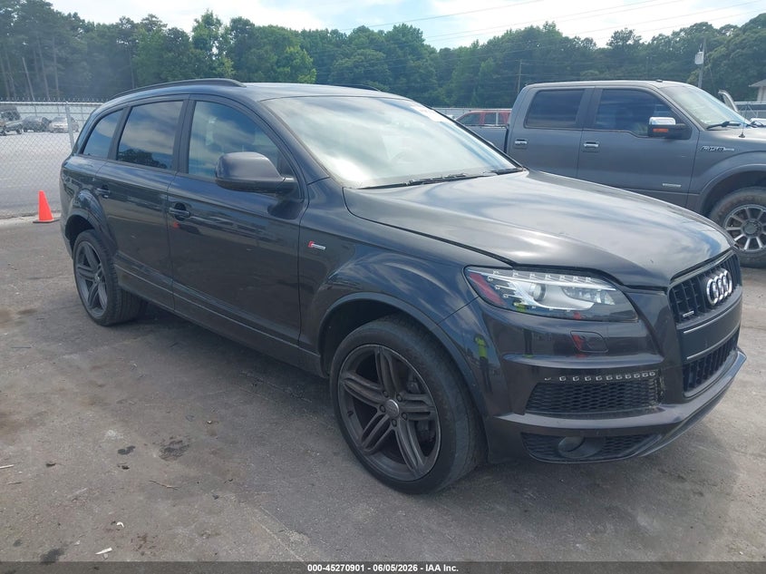 2014 Audi Q7 VIN WA1DGAFE0ED020605 IAAI salvage auction — NORMAL WEAR, Wait Title, sold $1,850 on 2026-09-10 (photo 1)