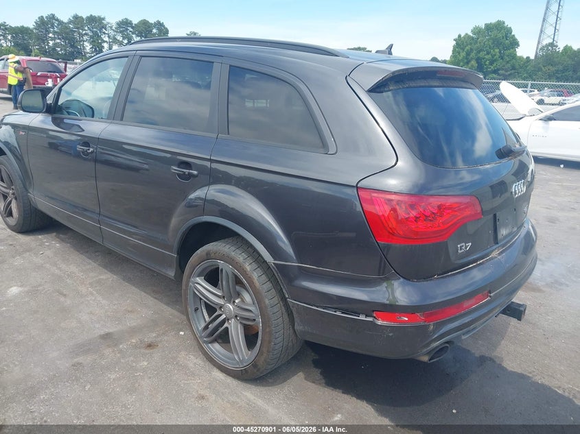 2014 Audi Q7 VIN WA1DGAFE0ED020605 IAAI salvage auction — NORMAL WEAR, Wait Title, sold $1,850 on 2026-09-10 (photo 3)