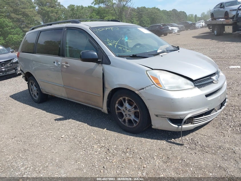 2004 Toyota Sienna VIN 5TDZA22C94S003862 IAAI salvage auction — FRONT & REAR, Mv-907A (New York), sold $500 on 2026-07-14 (photo 1)