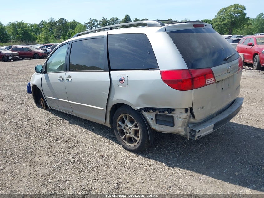 2004 Toyota Sienna VIN 5TDZA22C94S003862 IAAI salvage auction — FRONT & REAR, Mv-907A (New York), sold $500 on 2026-07-14 (photo 3)
