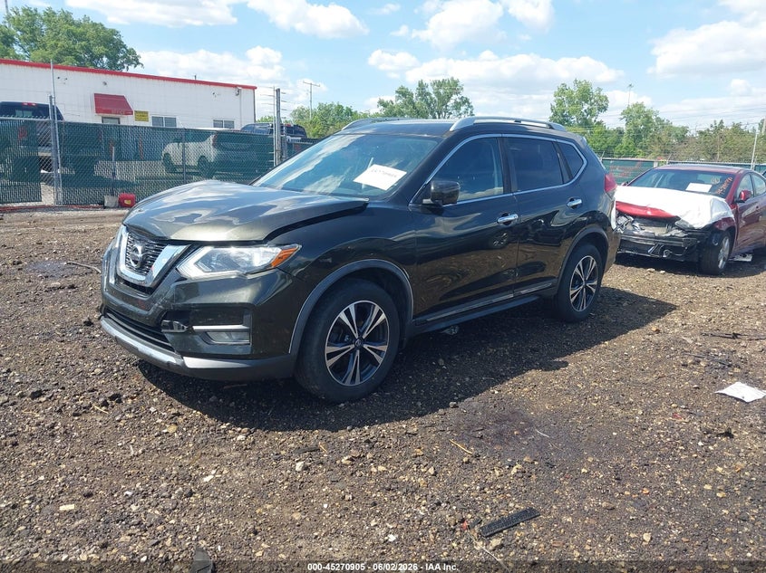 2017 Nissan Rogue VIN JN8AT2MV3HW262024 IAAI salvage auction — FRONT END, Salvage Title, sold $2,100 on 2026-07-22 (photo 2)