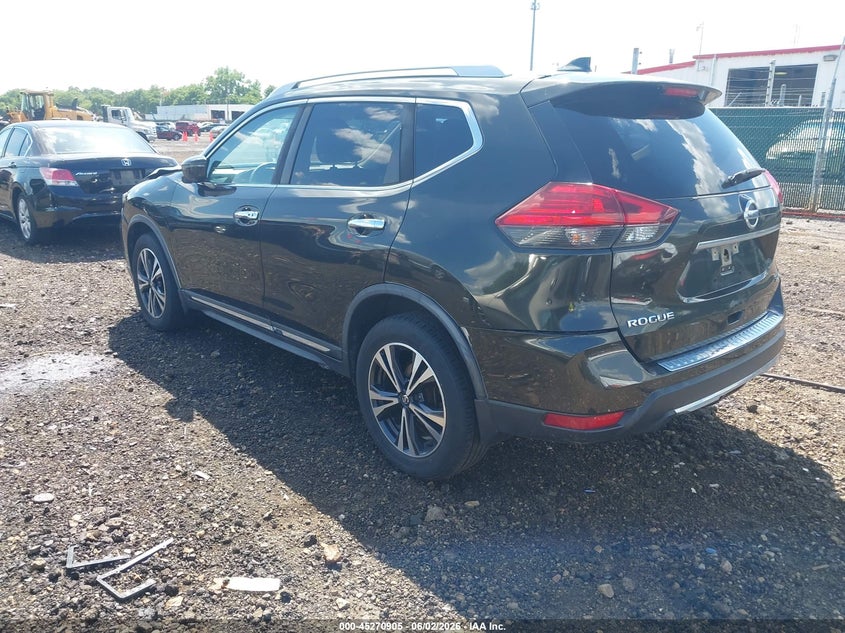 2017 Nissan Rogue VIN JN8AT2MV3HW262024 IAAI salvage auction — FRONT END, Salvage Title, sold $2,100 on 2026-07-22 (photo 3)