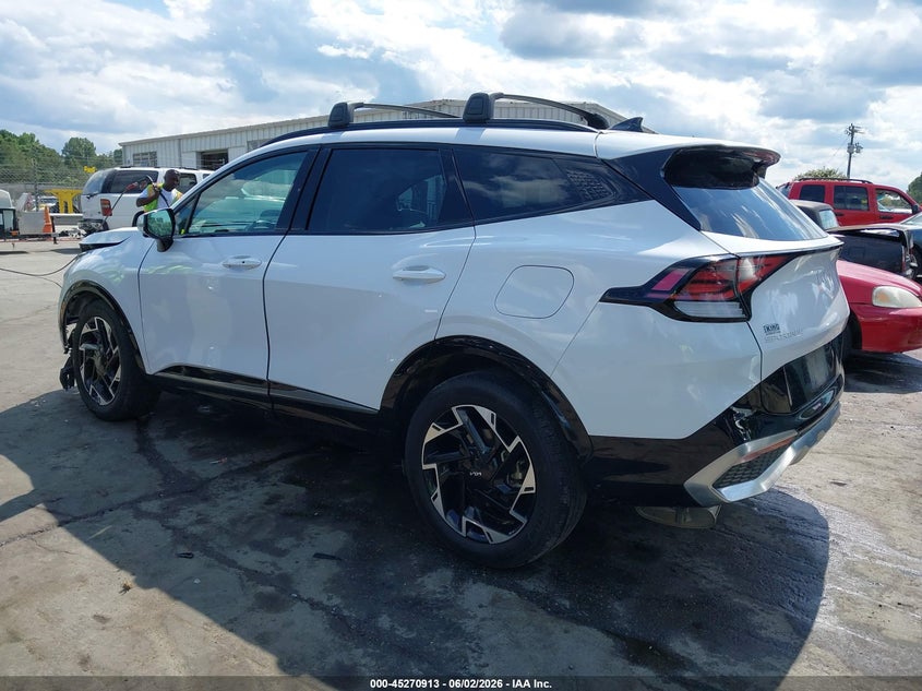 2025 Kia Sportage VIN 5XYK5CDF8SG242803 IAAI salvage auction — FRONT END, Salvage Title, sold $9,100 on 2026-07-10 (photo 3)