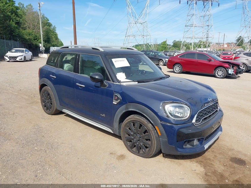 2019 Mini Countryman VIN WMZYT5C54K3G91391 IAAI salvage auction — FRONT END, Salvage Title, sold $3,200 on 2026-07-10 (photo 1)