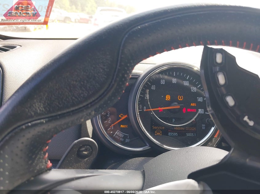 2019 Mini Countryman VIN WMZYT5C54K3G91391 IAAI salvage auction — FRONT END, Salvage Title, sold $3,200 on 2026-07-10 (photo 7)
