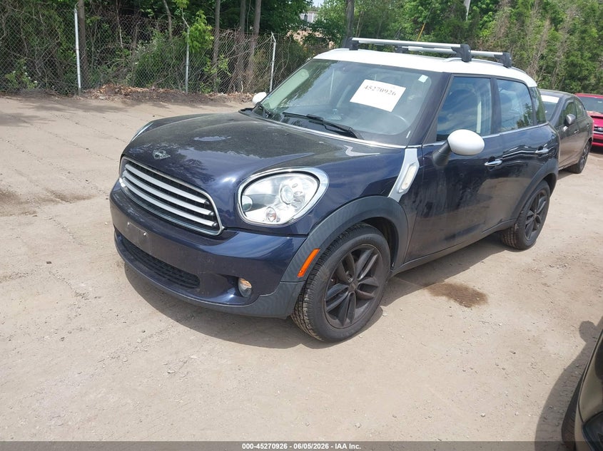 2013 Mini Countryman VIN WMWZB3C53DWR35832 IAAI salvage auction — SUSPENSION, Salvage (Rhode Island), sold $450 on 2026-07-07 (photo 2)